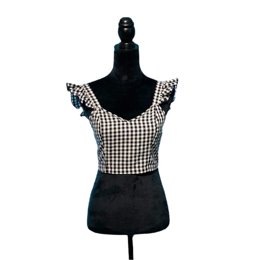 SHEIN Tied Open Back Top - Size Medium